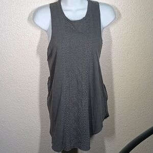 Topshop Embroidered Tank